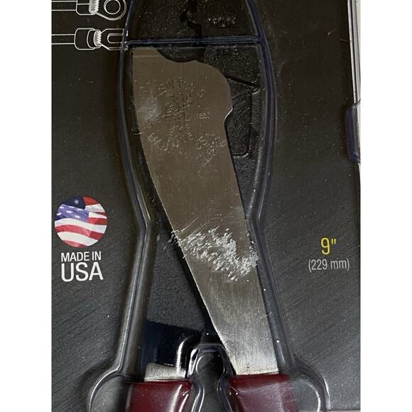 Klein Tools 1005 Crimping Cutting Tool 9” Made in USA New Sealed Package - Picture 2 of 8